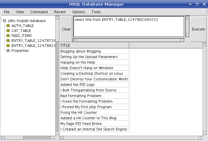 SQL query