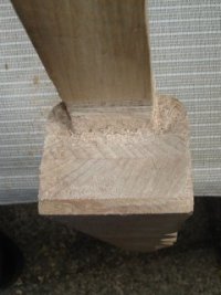 Carved heel
